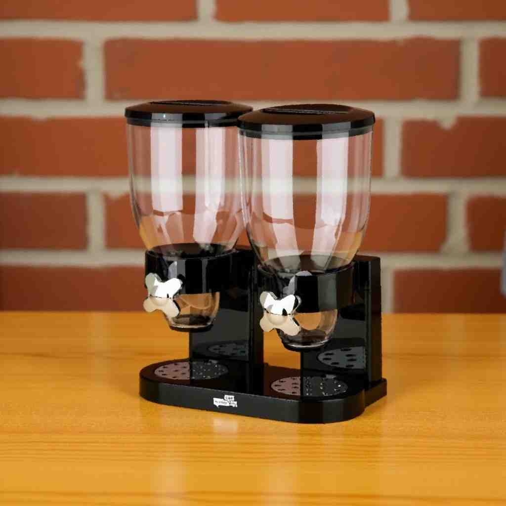 Honey-Can-Do Zevro Dual Dry Food Dispenser