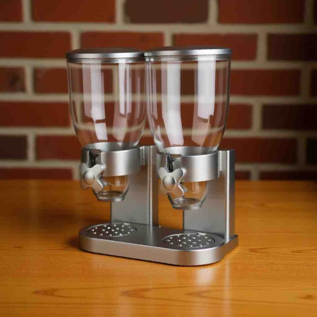 Zevro Indispensable Dual Dry Food Dispenser
