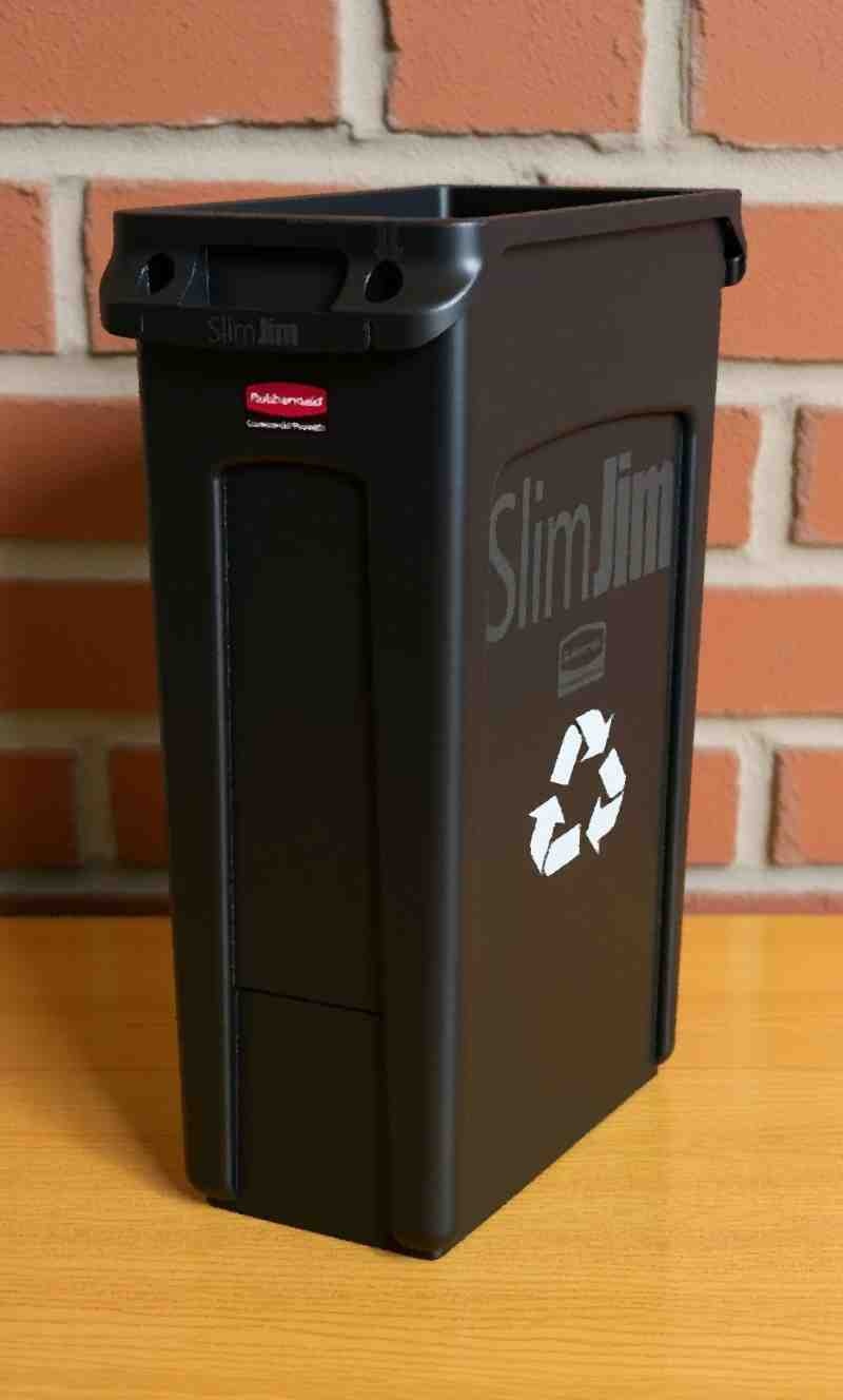 Rubbermaid Slim Jim 23 Gallon Recycling Bin