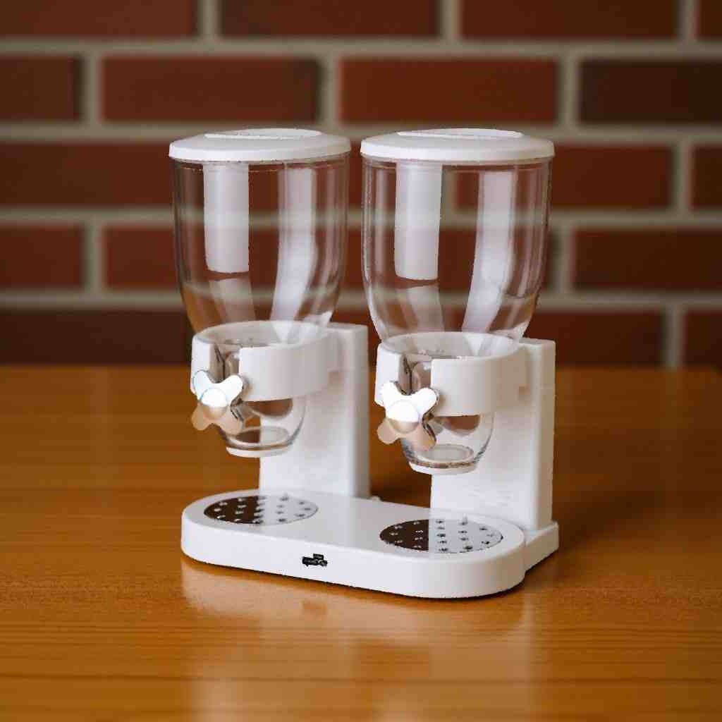 Zevro Indispensable Dual Dry Food Dispenser
