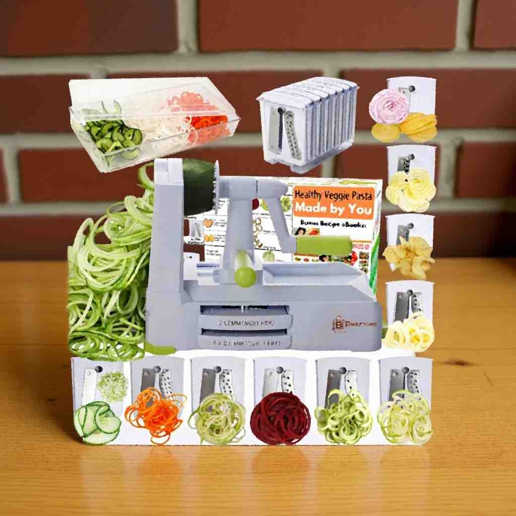 Brieftons 10-Blade Vegetable Spiralizer