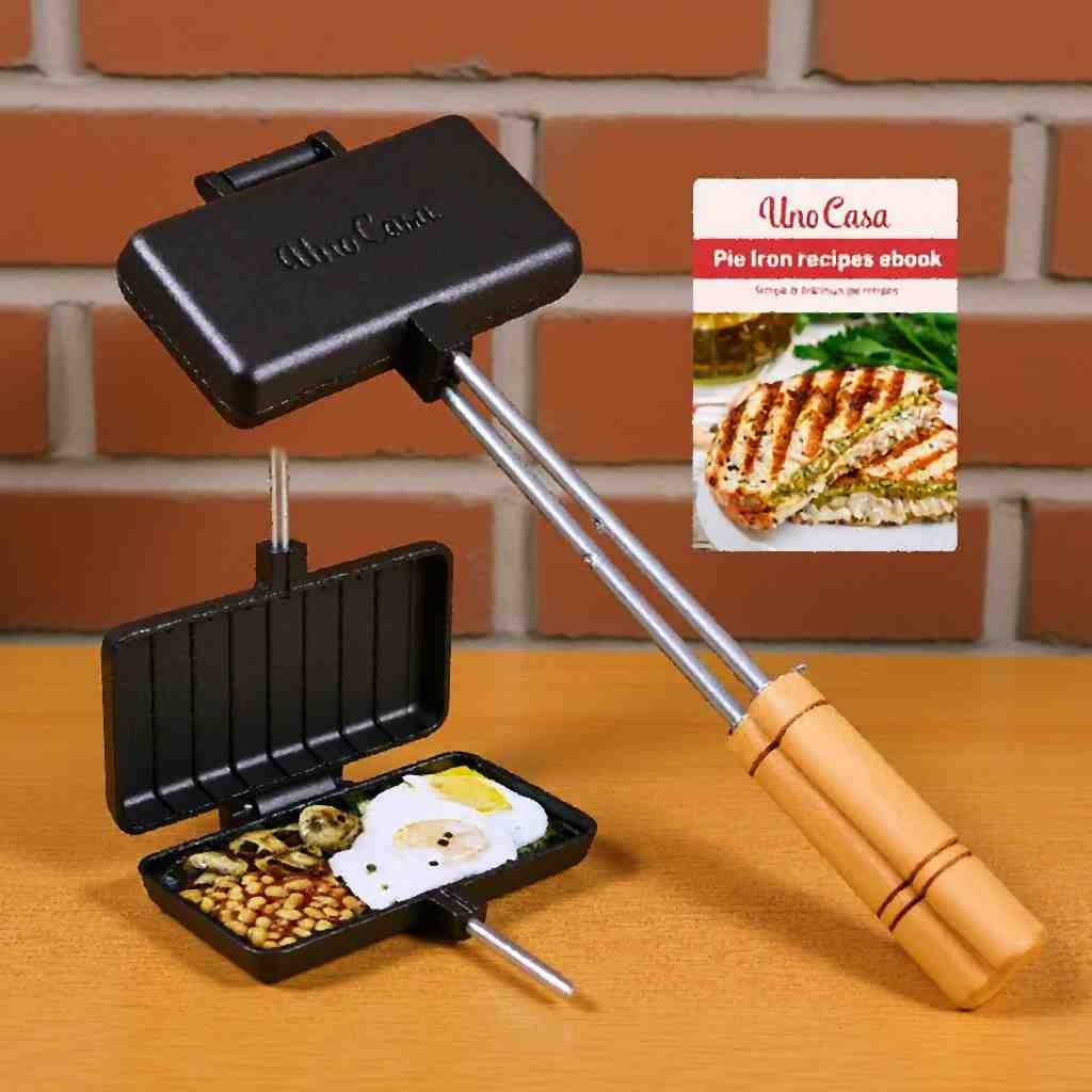 Uno Casa XL Cast Iron Pie Iron Sandwich Maker