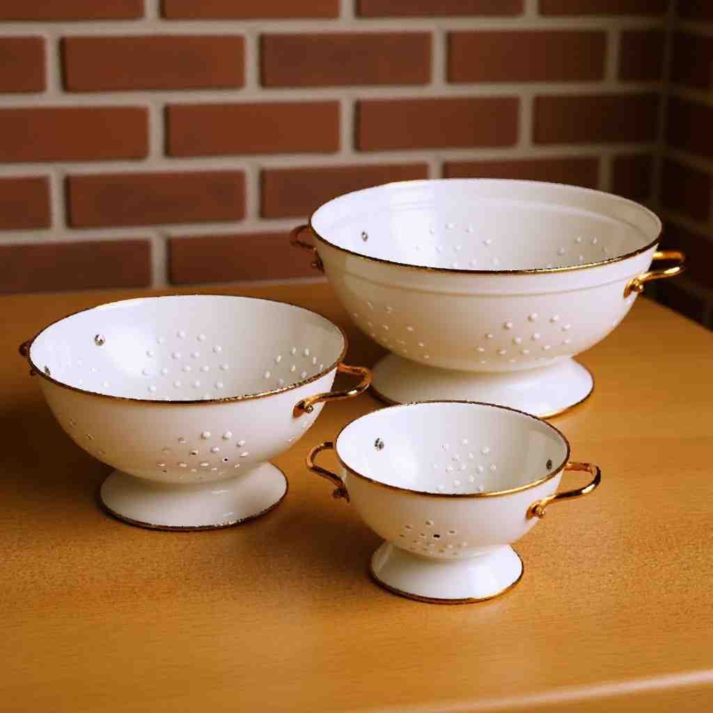 BeFare Metal Colander Set of 3