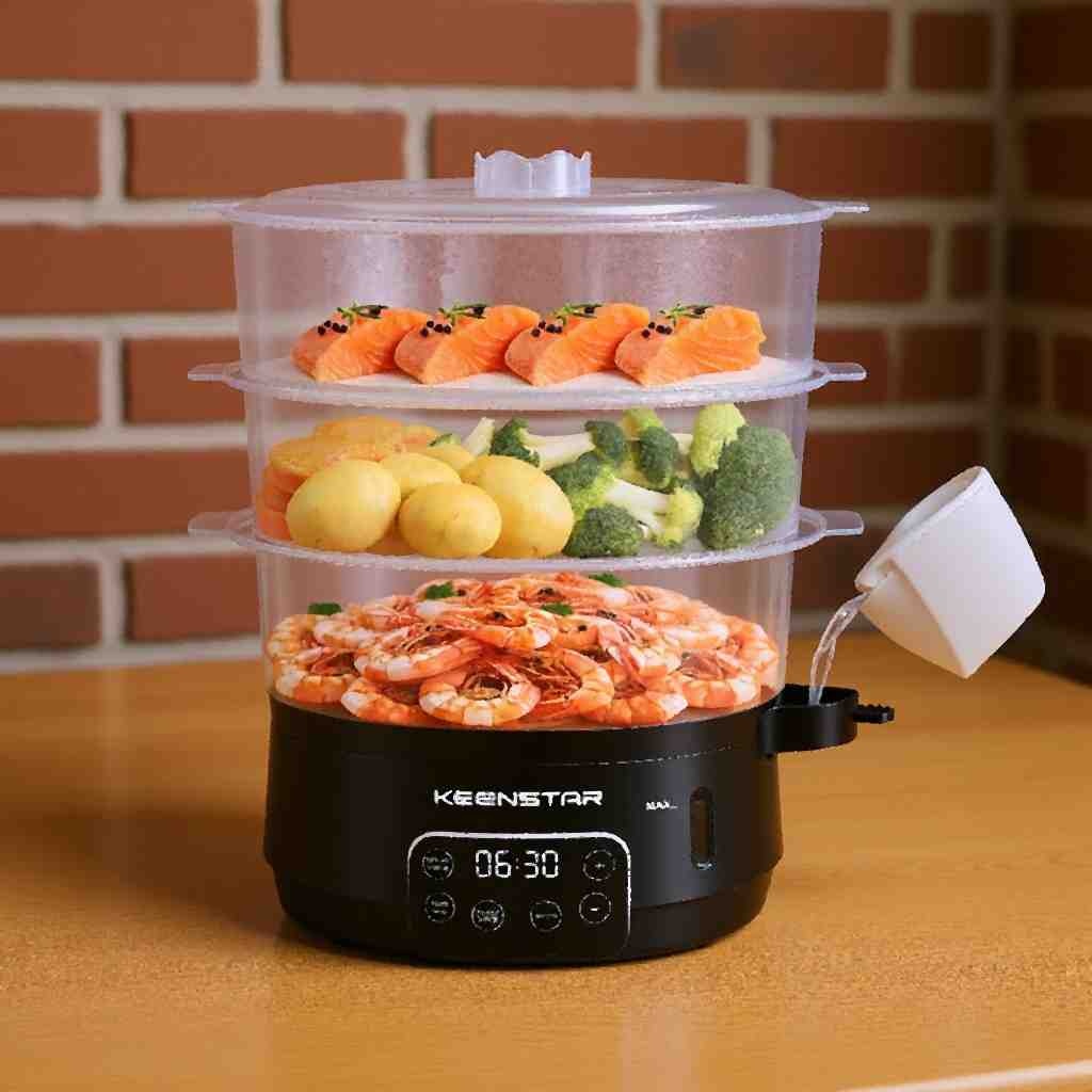 KEENSTAR 13.7QT Electric Food Steamer