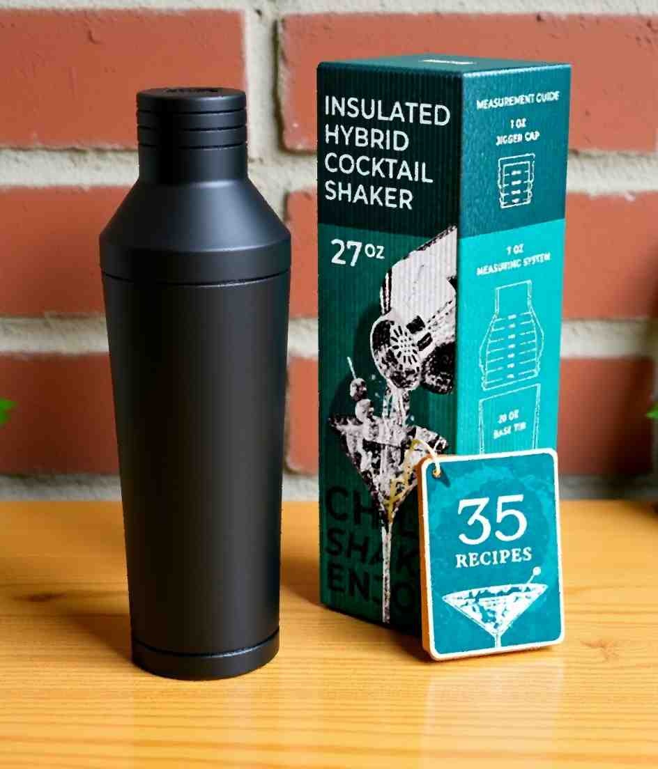 Bare Barrel Insulated Cocktail Shaker Set