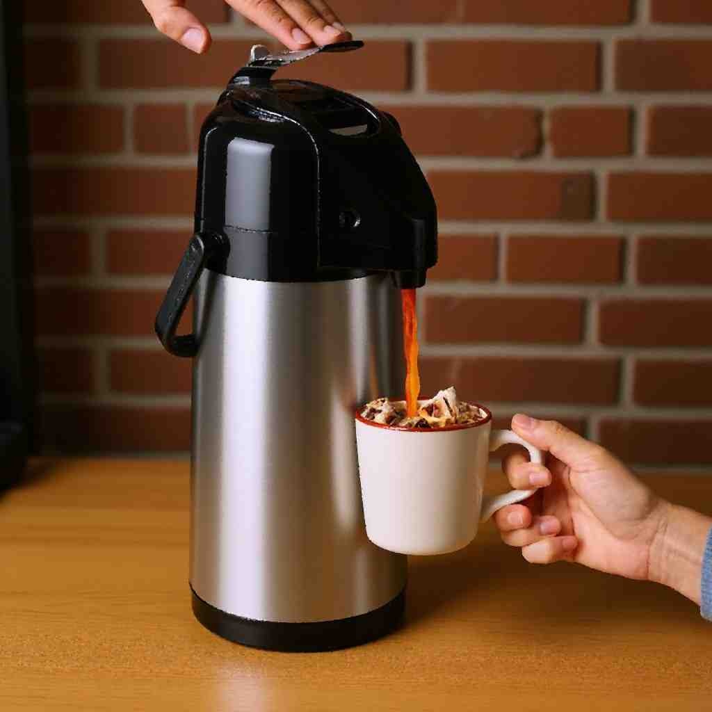 Ratrabas 2.5L Double Pump Airpot Coffee Carafe