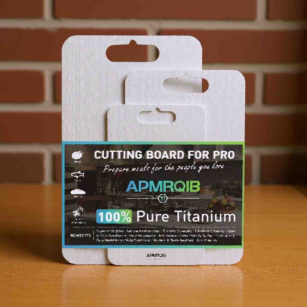 APMRQIB Titanium Cutting Board Set of 3