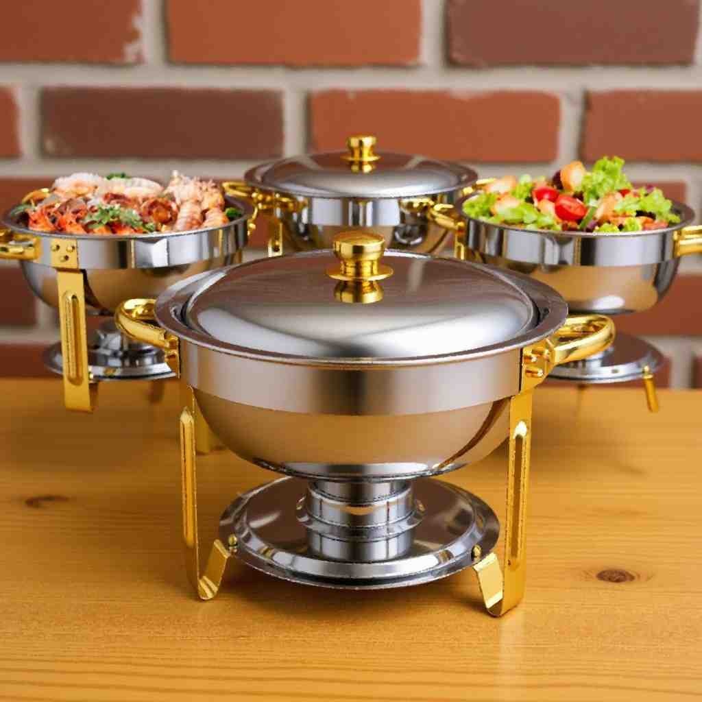 Nessxa 6QT Chafing Dishes Set of 4