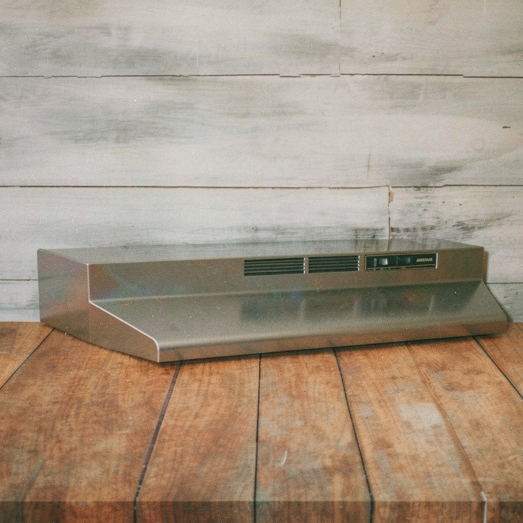 Broan-NuTone 413004 Non-Ducted Ductless Range Hood, Stainless Steel