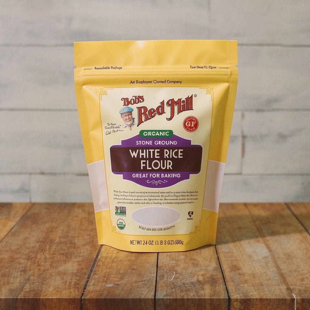 Organic White Rice Flour, 24oz
