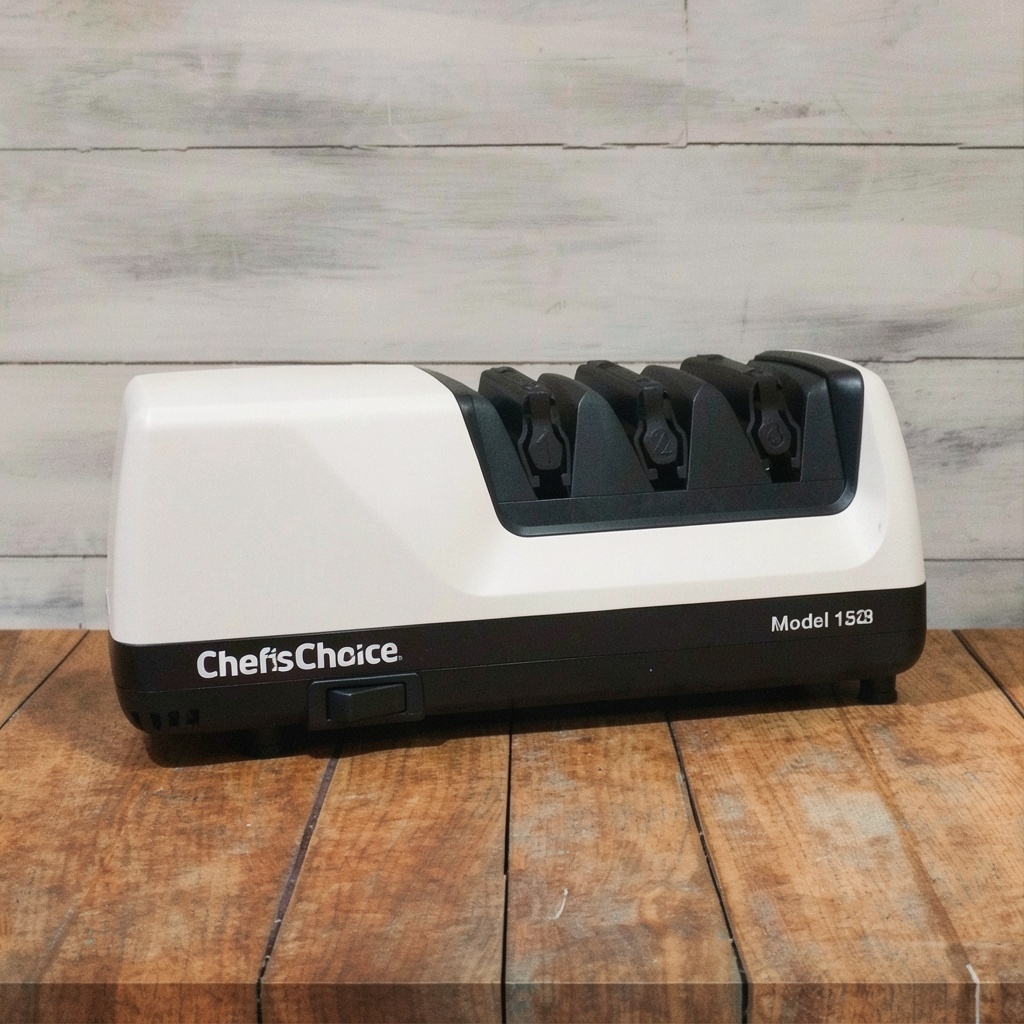 Chef’s Choice 3-Stage Electric Knife Sharpener (White)