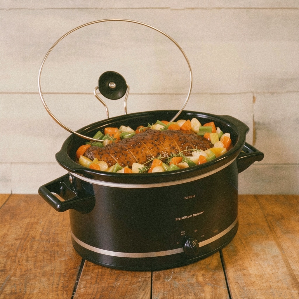 Hamilton Beach 8-Quart Slow Cooker with Lid Rest