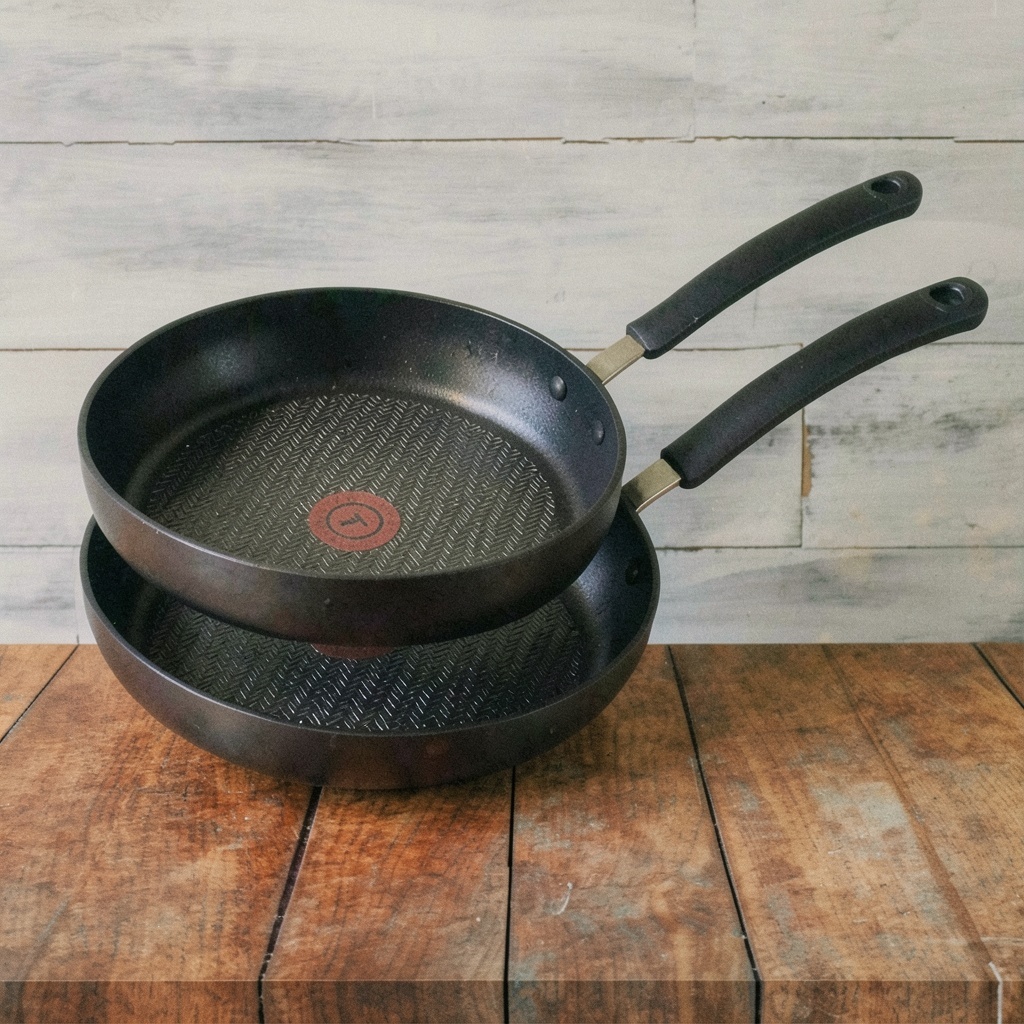 T-Fal Ultimate Hard Anodized Nonstick Fry Pan Set, 8 & 10 Inch
