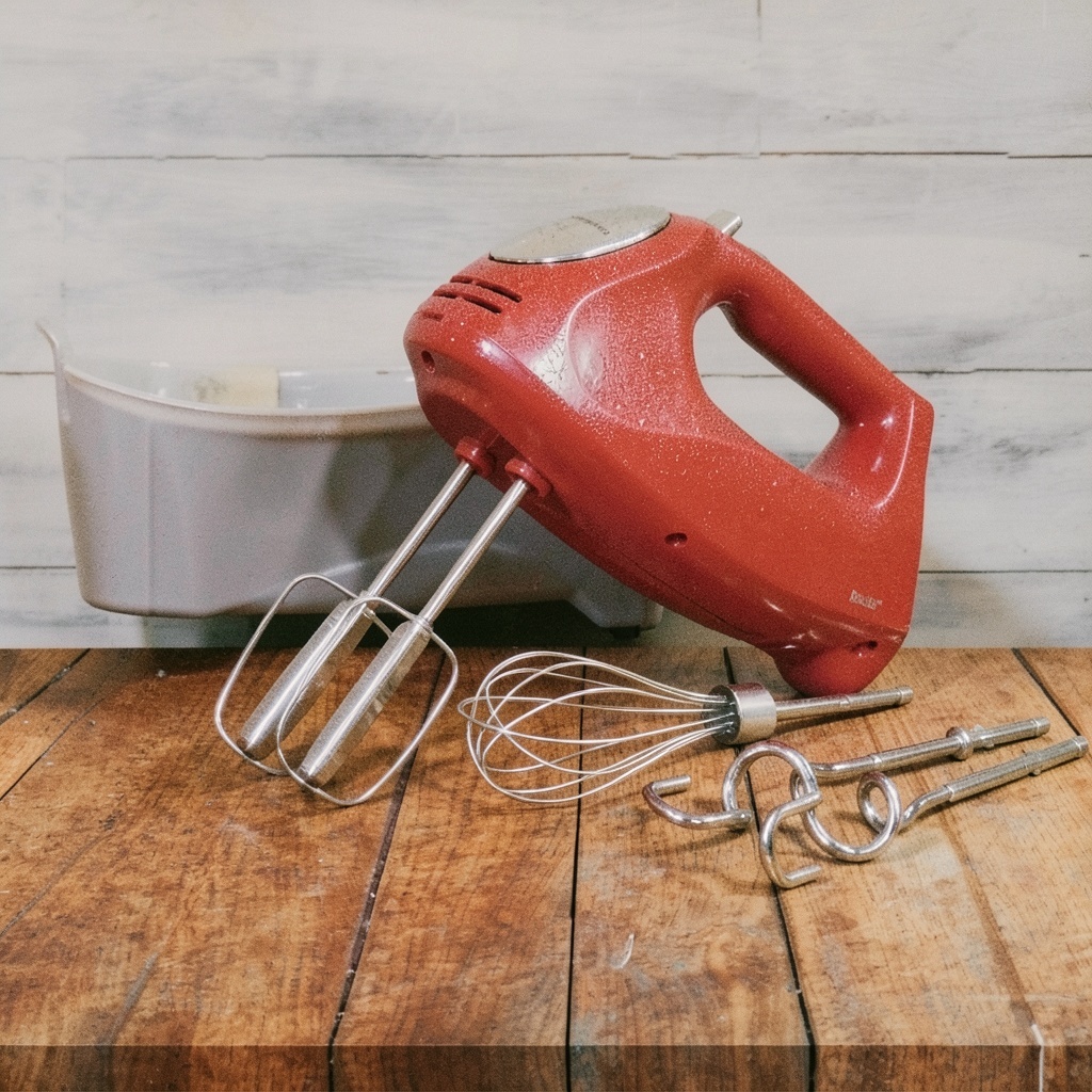 Hamilton Beach 6-Speed Hand Mixer (Red)