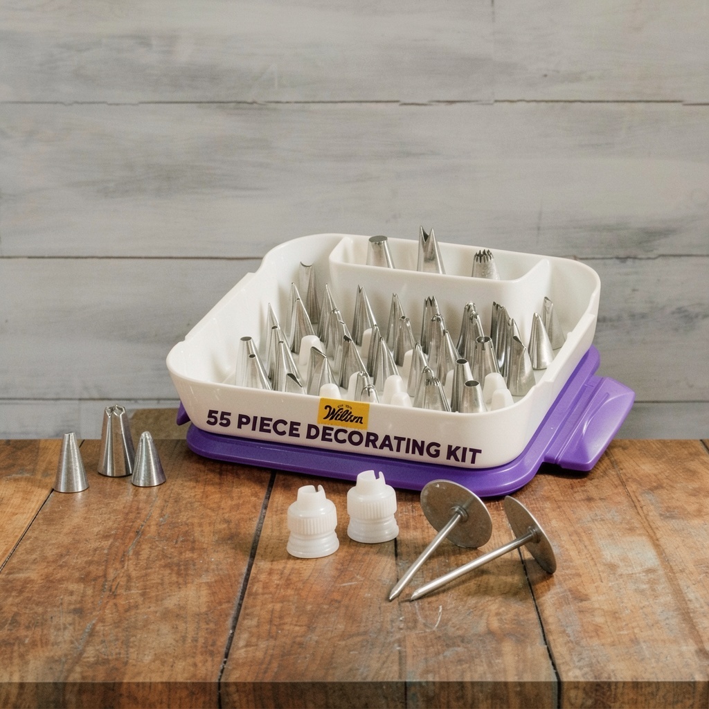 Wilton Master Cake Decorating Piping Tips Variety Set
