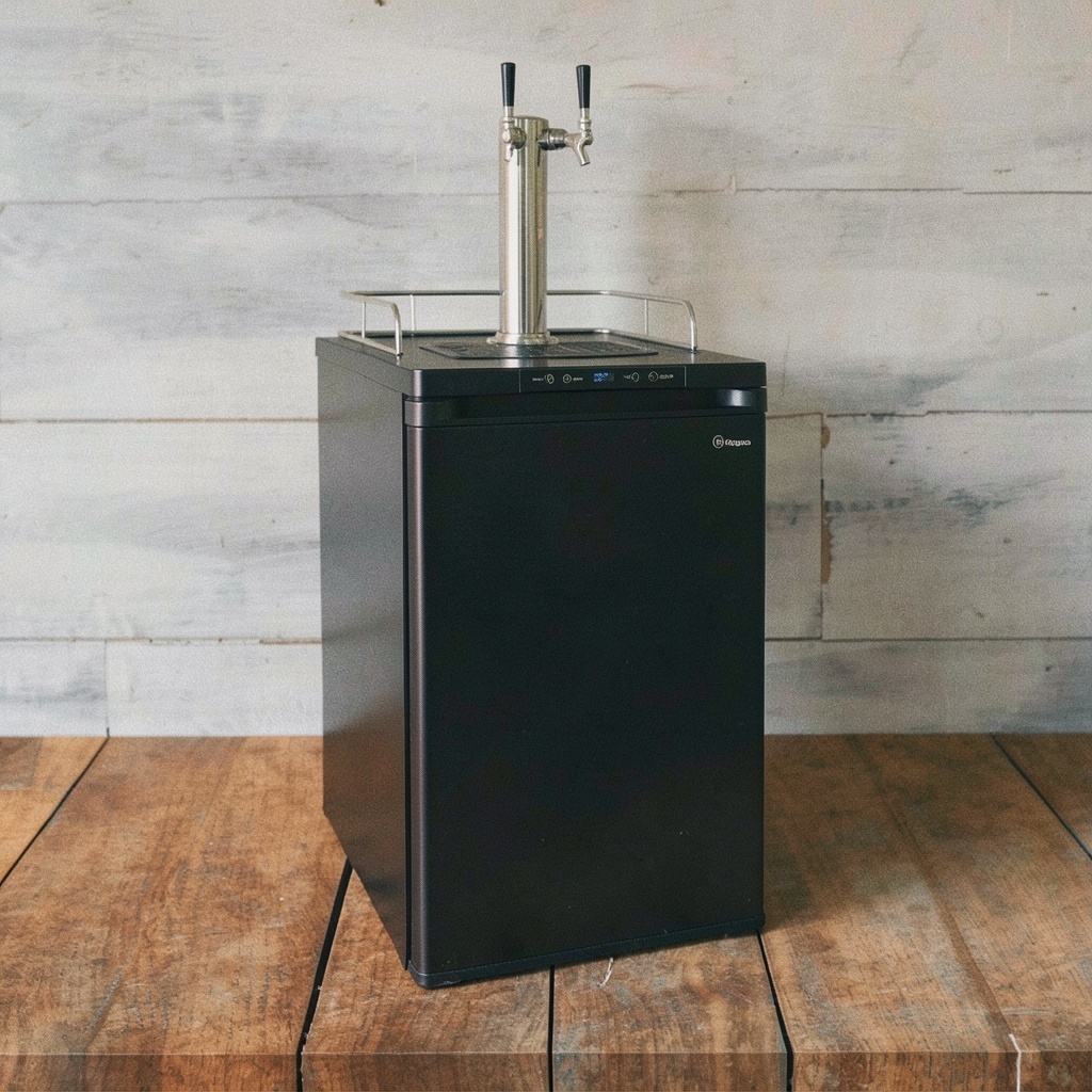 Kegco K309B-2 Double Faucet Digital Kegerator