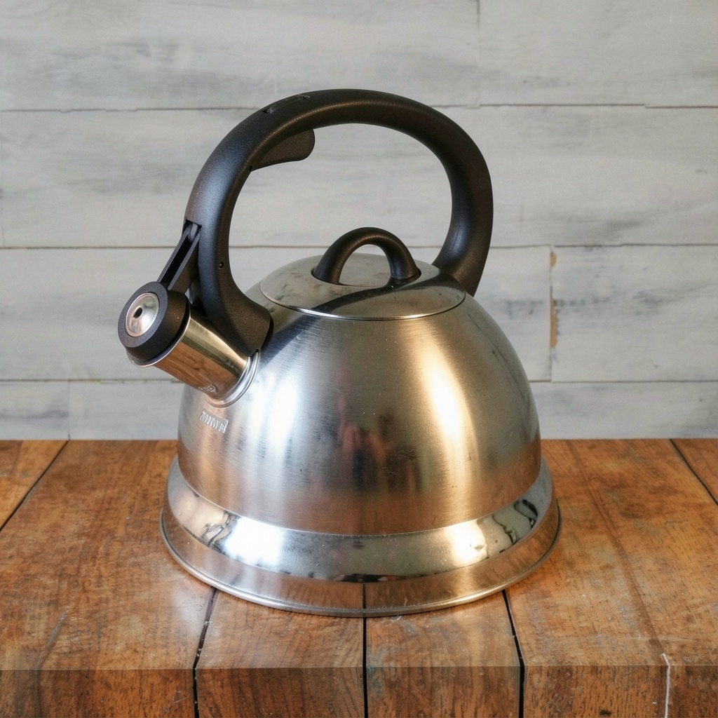 Mr. Coffee Flintshire 1.75-Quart Stainless Steel Whistling Tea Kettle