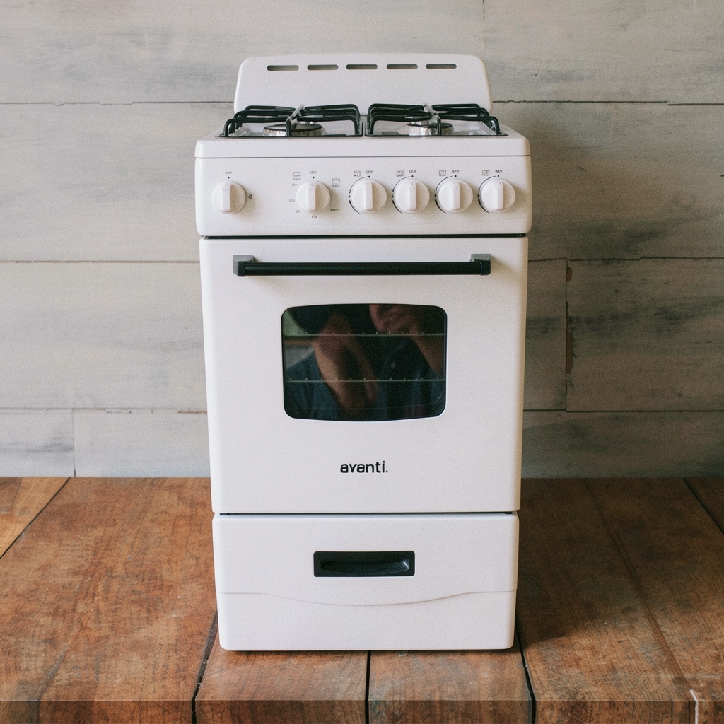 Avanti Gas Range Oven 20-Inch Glass Door