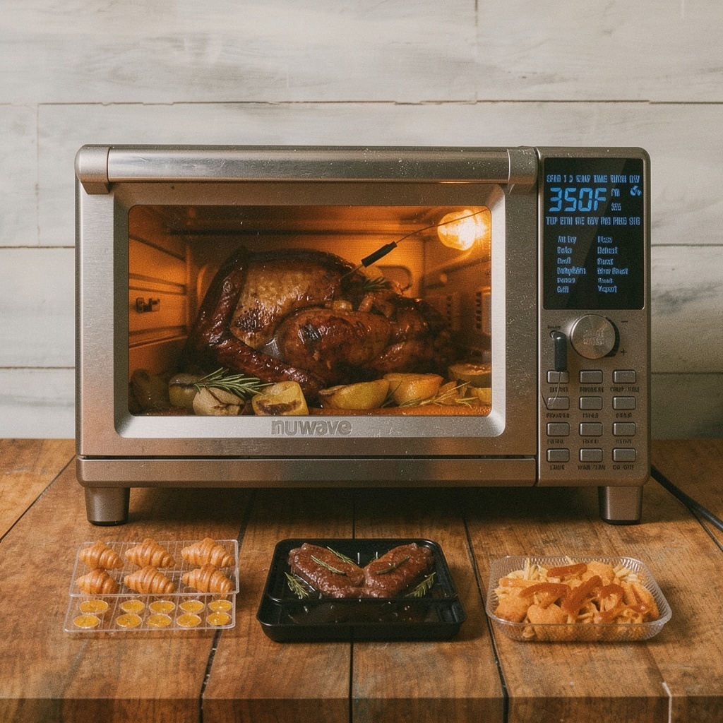 Nuwave Bravo Air Fryer Toaster Smart Oven