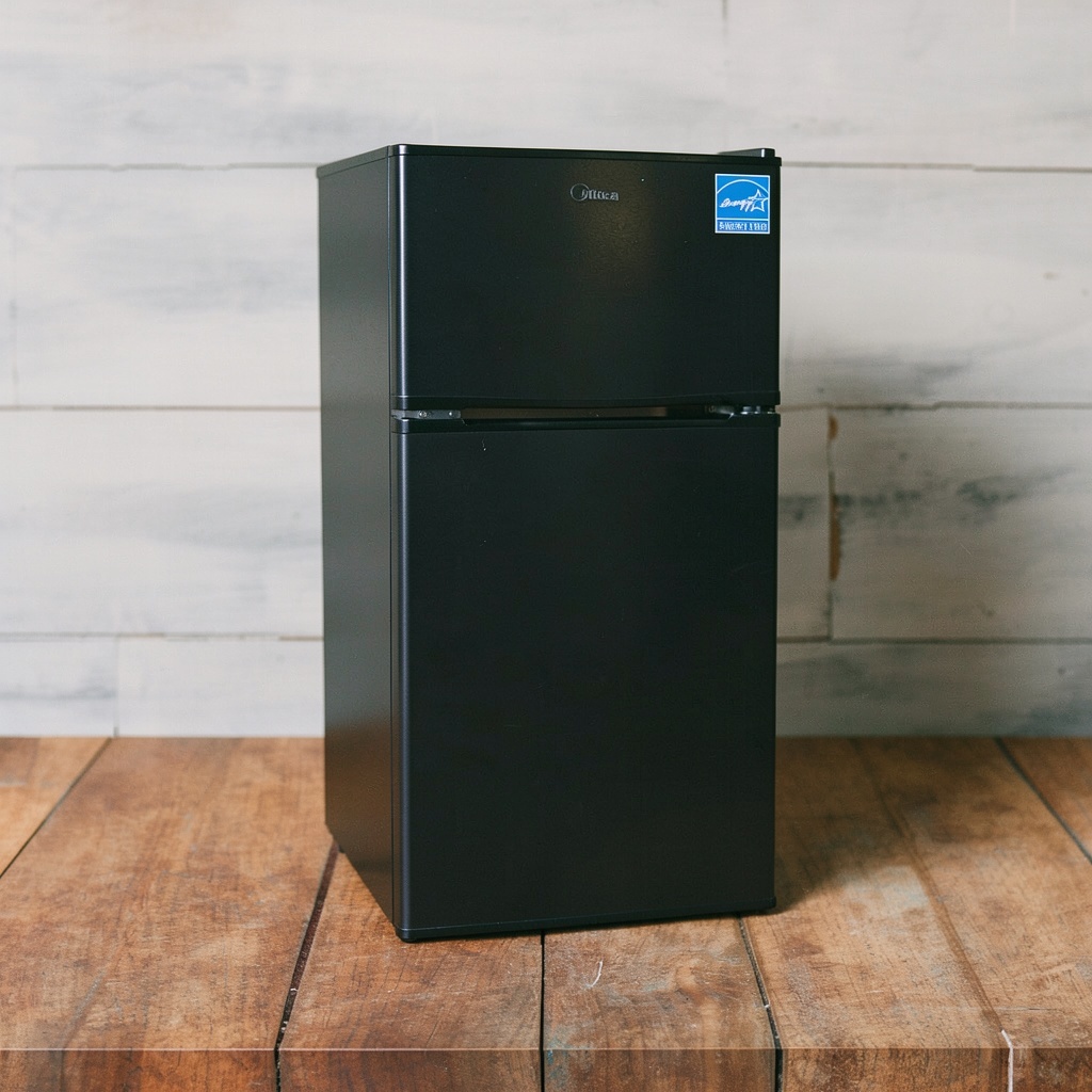 Midea WHD-113FB1 Double Door Mini Fridge