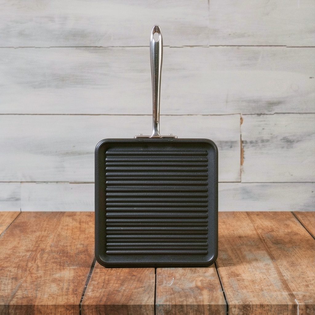 All-Clad HA1 Hard Anodized Nonstick Grill 11x11"