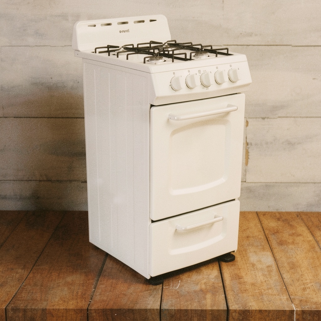 Avanti Gas Range Oven 20-Inch White