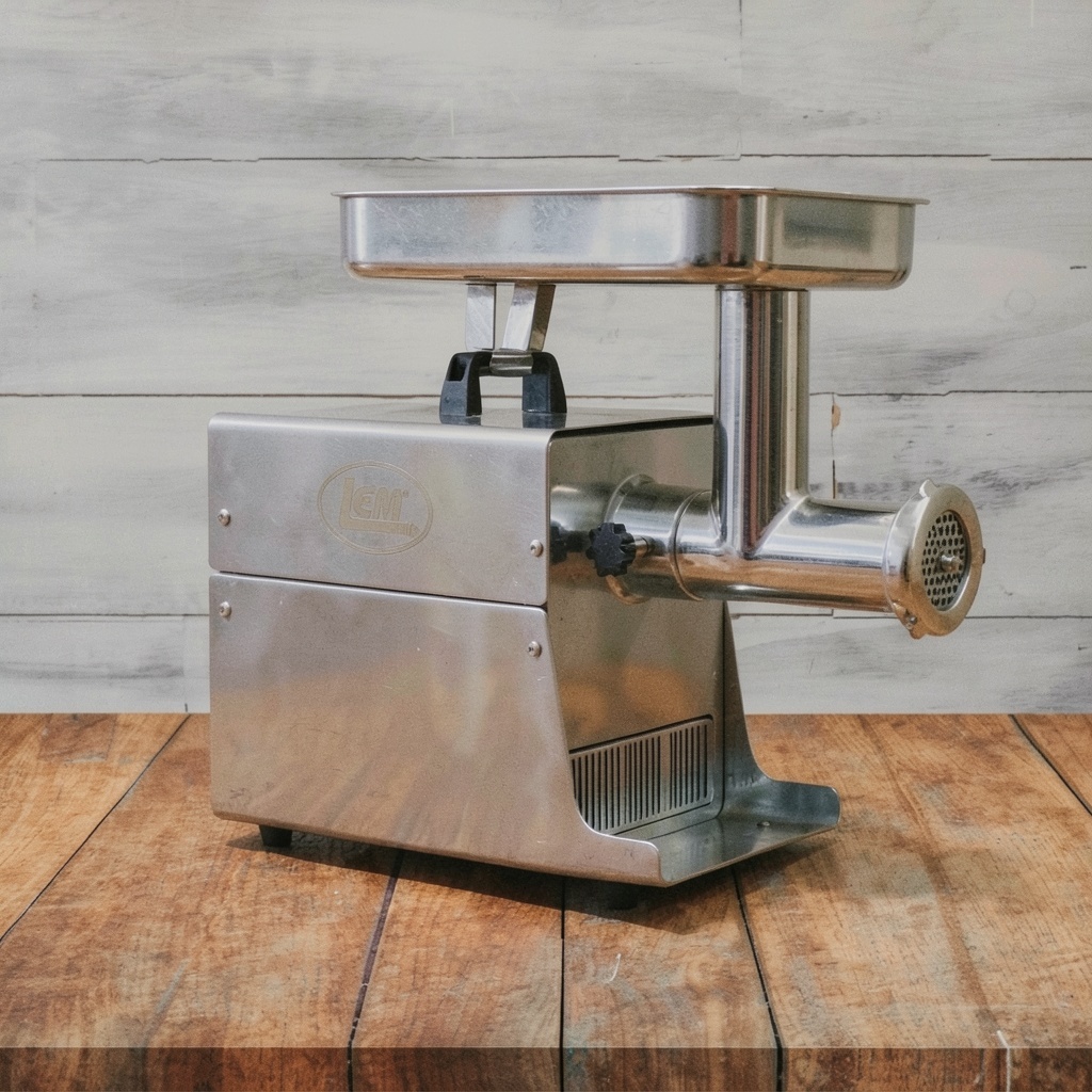 LEM BigBite #8 Meat Grinder, 0.50 HP Stainless Steel