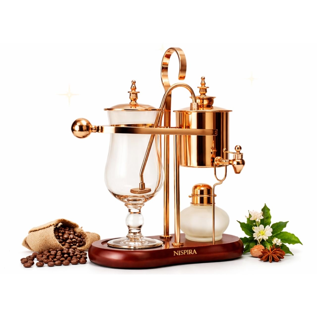 Nispira Belgium Royal Family Balance Syphon Coffee Maker
