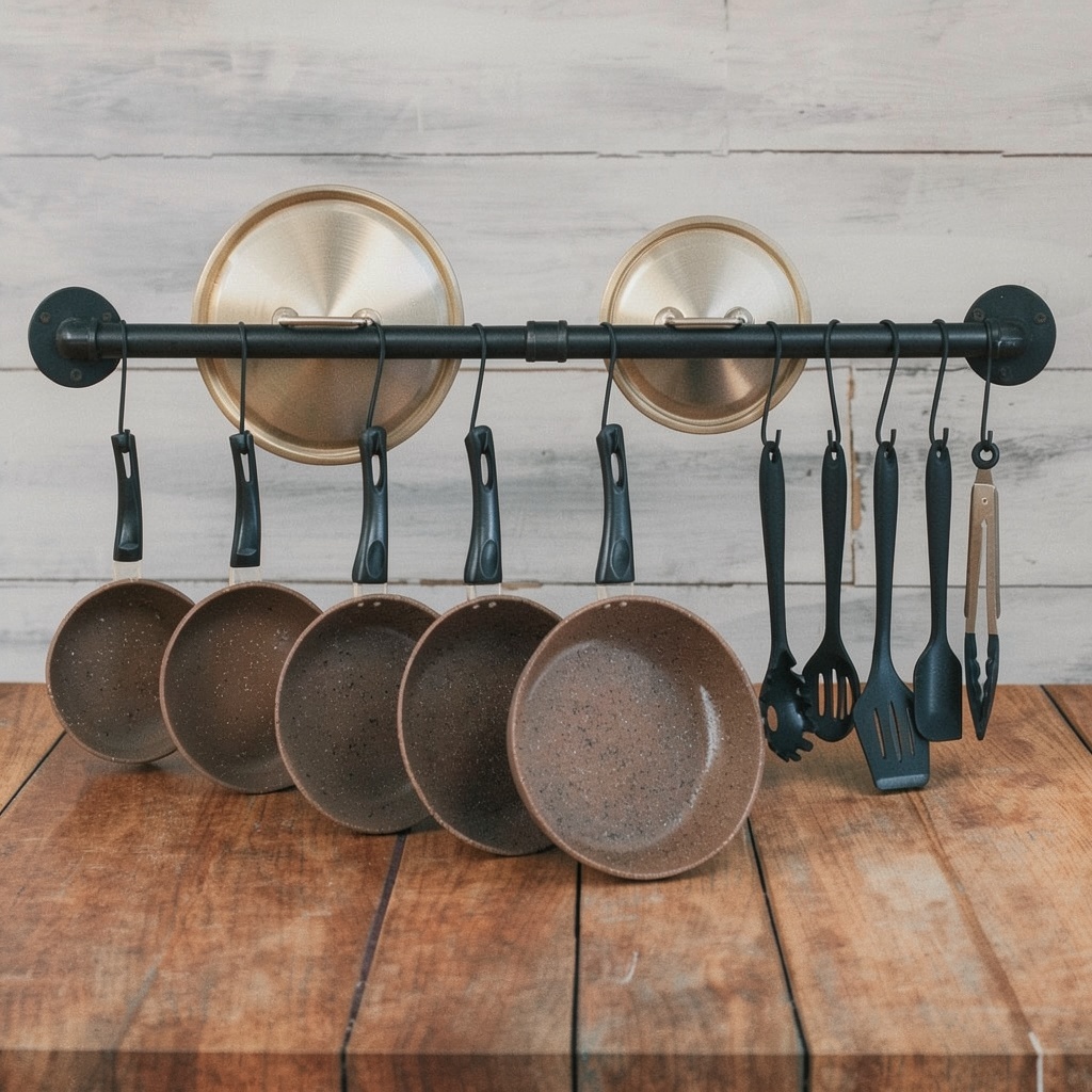 OROPY 38" Detachable Wall Bar Rack