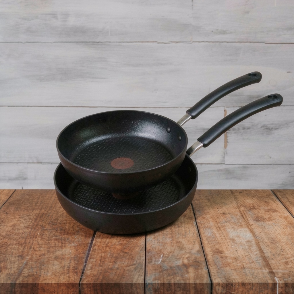 T-fal Ultimate Hard Anodized Nonstick Fry Pan Set, 10 & 12 Inch