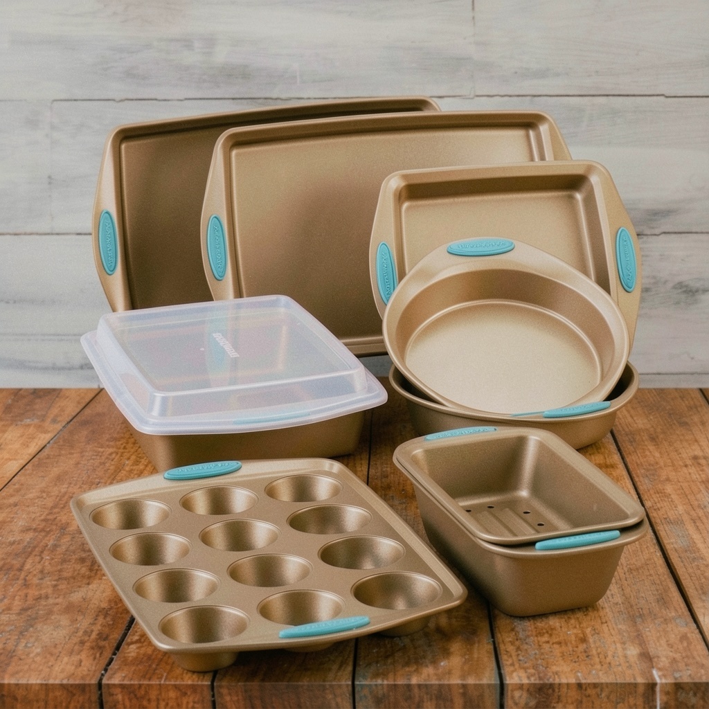 Rachael Ray 47578 Cucina Nonstick Bakeware Set (10 Piece)