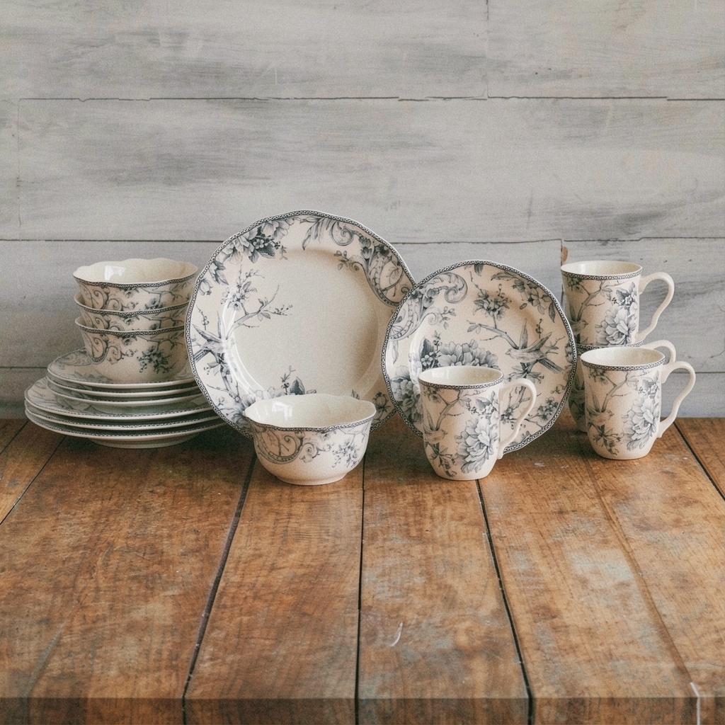 222 Fifth Adelaide 16-Piece Porcelain Set