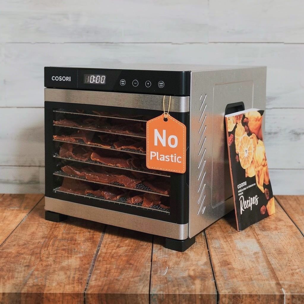 COSORI Food Dehydrator, 6-Tray, 600W, Stainless Steel