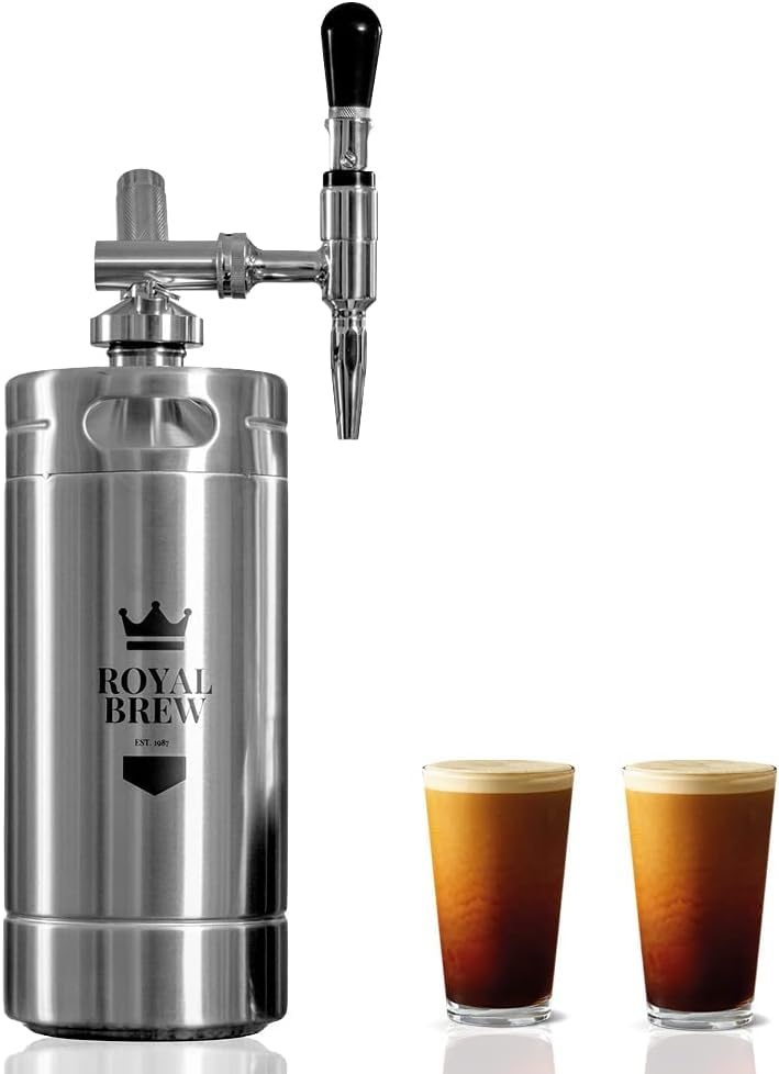 Royal Brew Nitro Cold Brew Coffee Maker – 128 oz