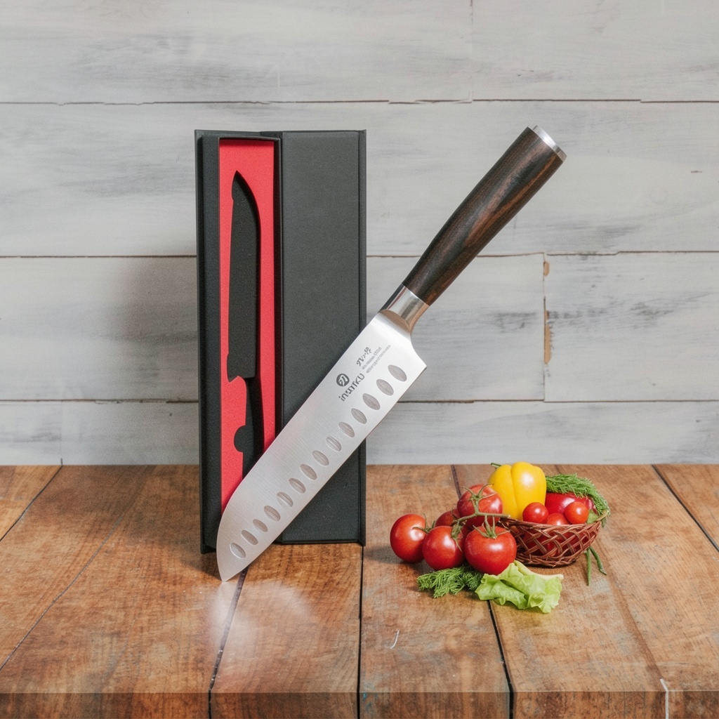 imarku 7-Inch Santoku Knife