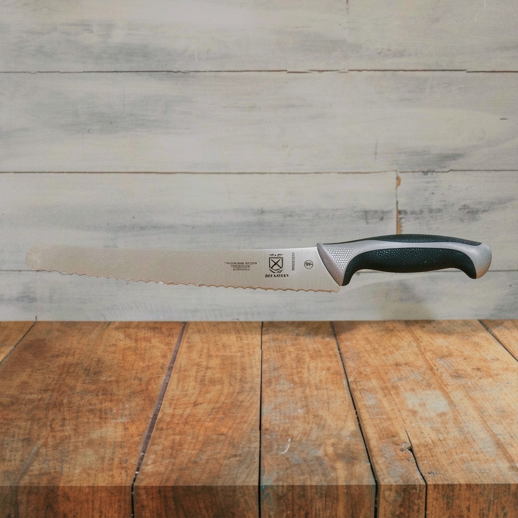 Mercer Culinary Millennia Colors 10-Inch Bread Knife (Gray)