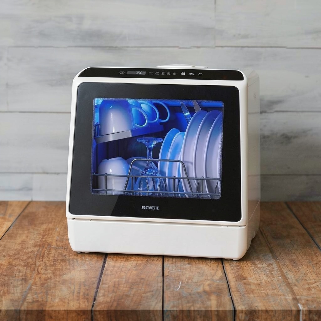 NOVETE Portable Countertop Dishwasher