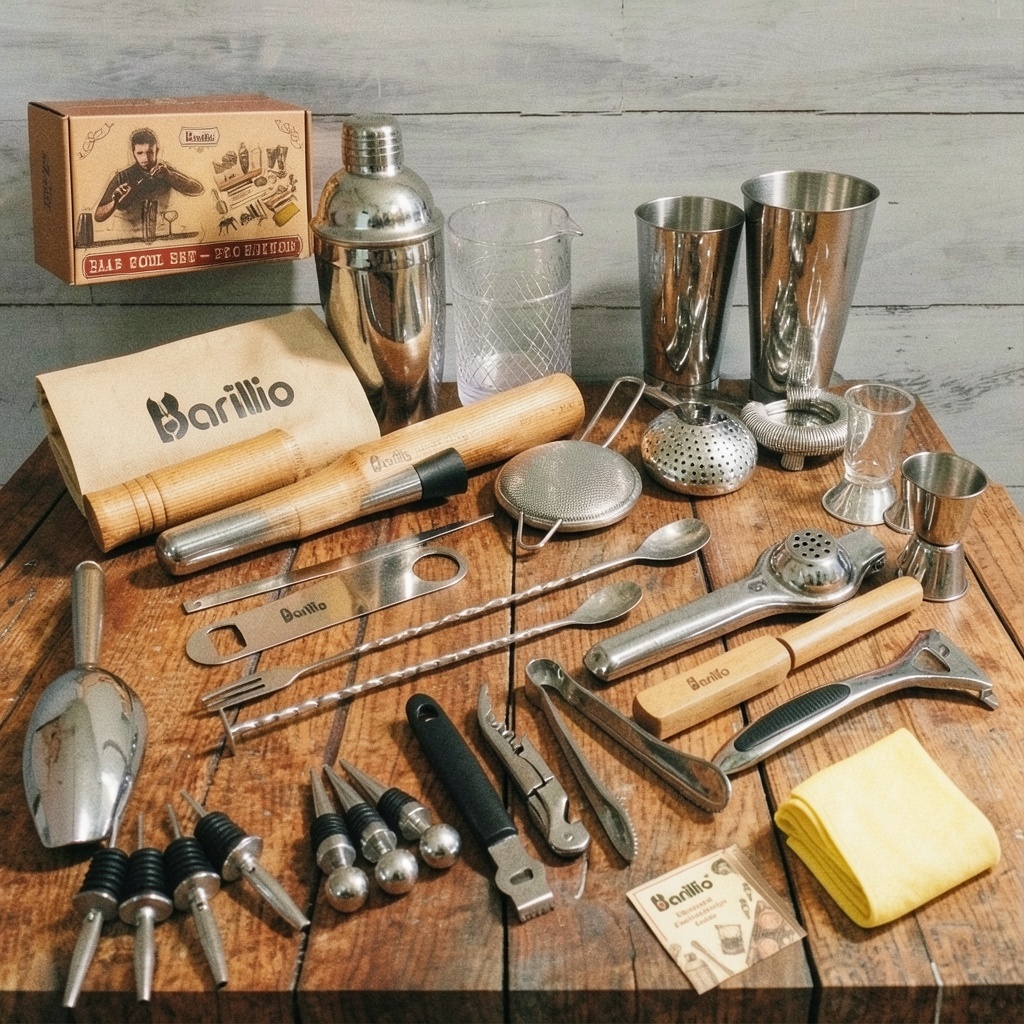 Barillio Bar Tool Set Pro Edition – 32-Pc Bar Kit