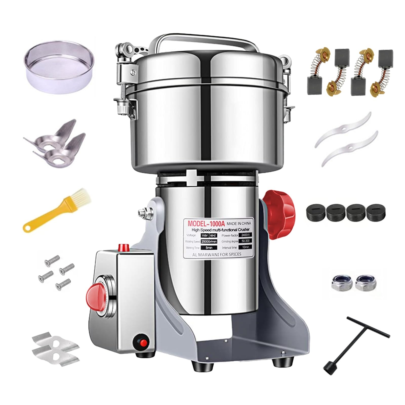 Electric Grain Grinder Mill 1000g