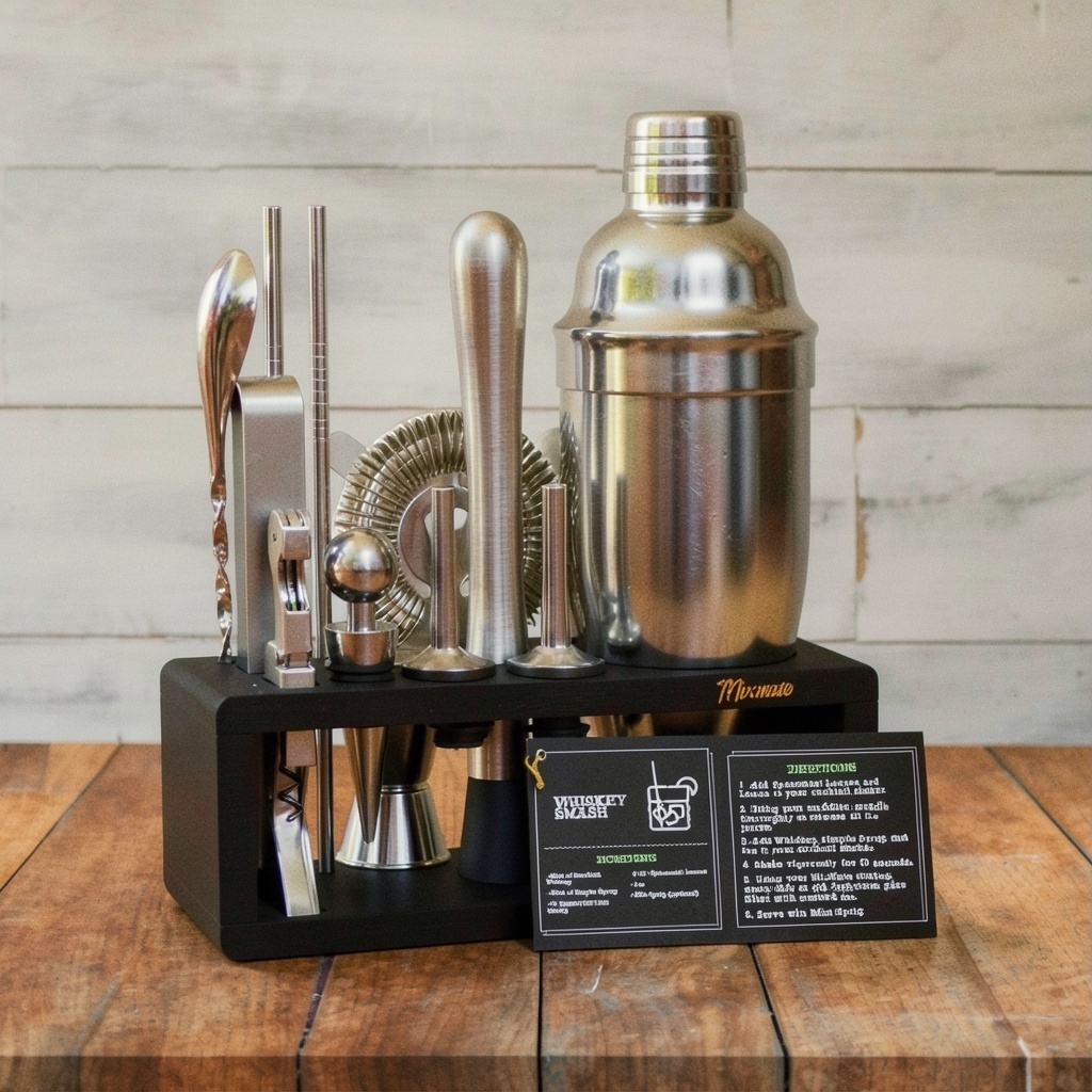 Mixology Bartender Kit w/ Stand