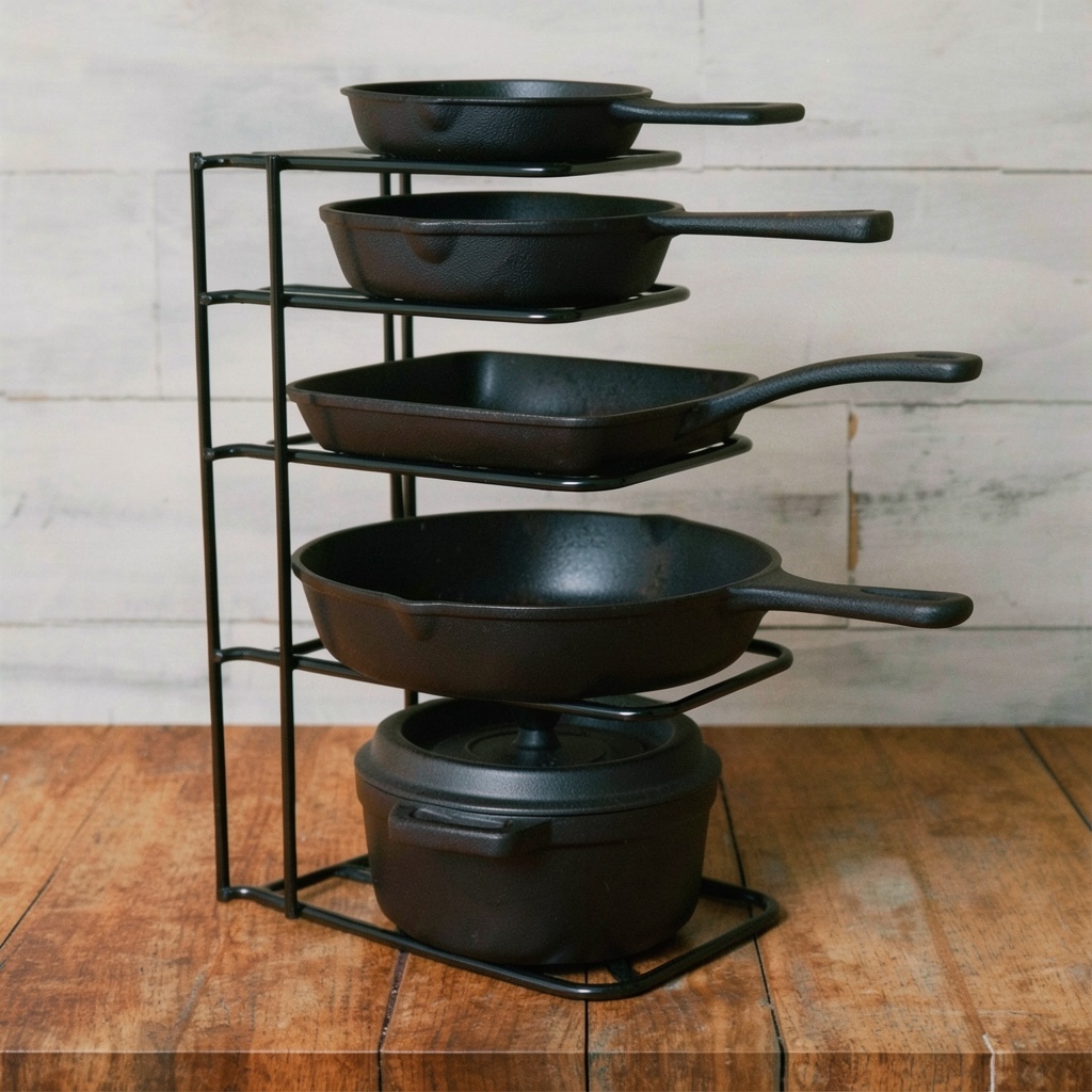 Toplife 5-Tier Heavy Duty Pan Organizer