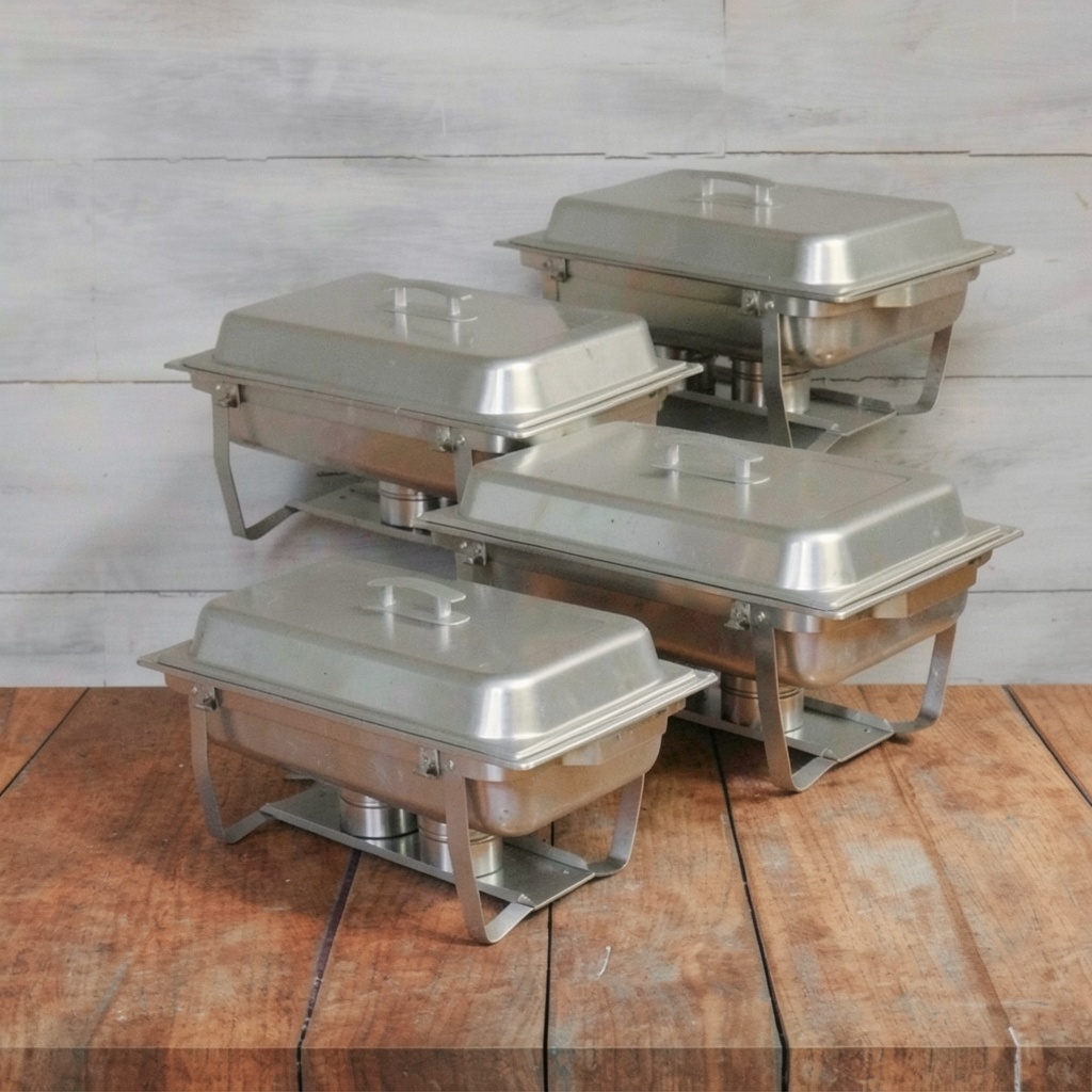 Alpha Living 4 Pack Chafing Dish Set