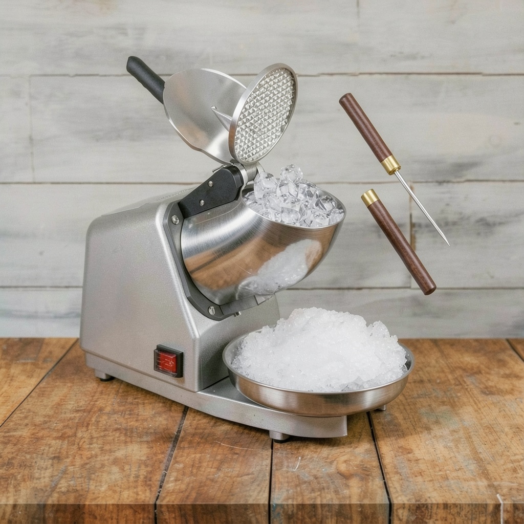 VIVOHOME 4-Blade 210lbs/hr Ice Crusher