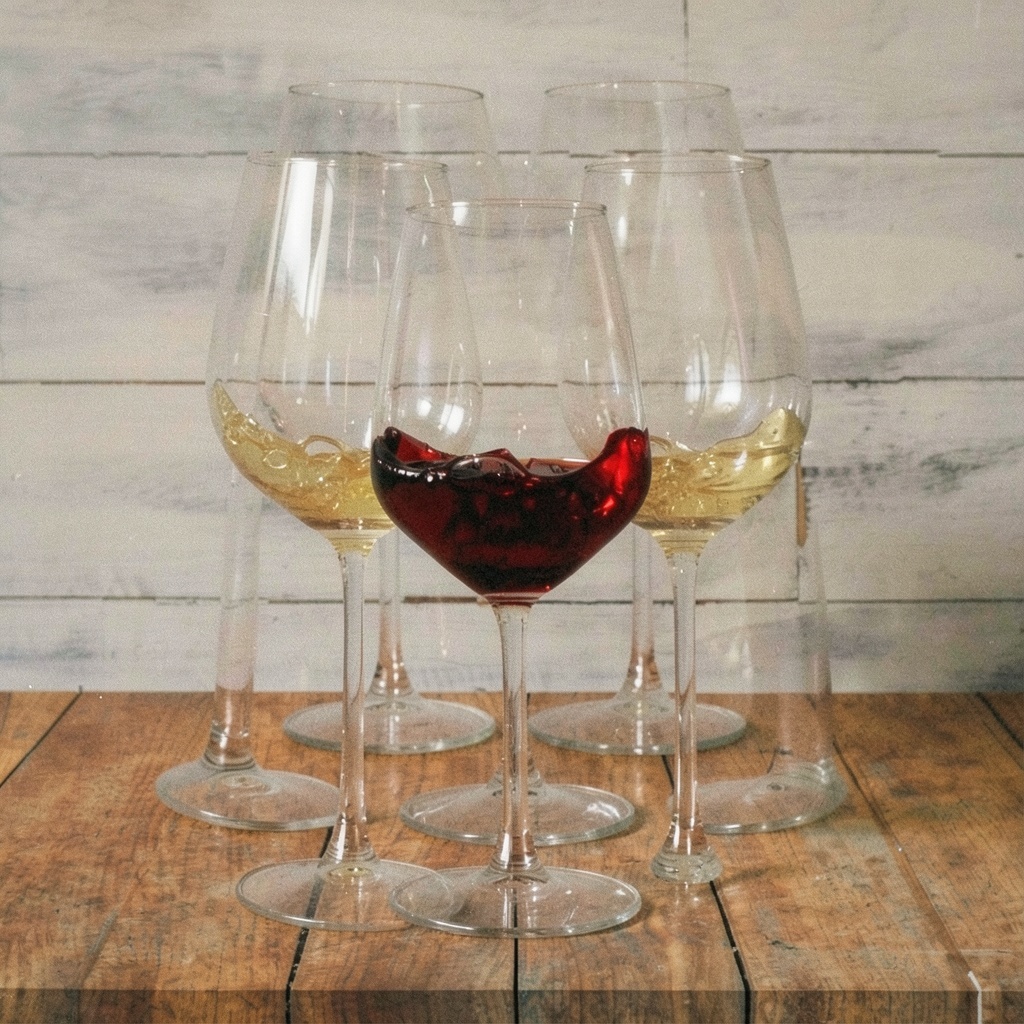 Wine Glasses Set of 12, 12oz