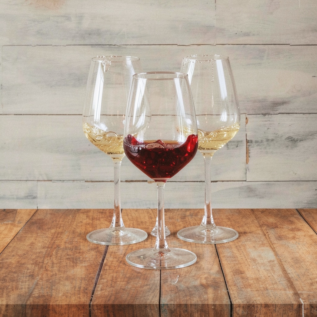 Wine Glasses Set of 8, 12oz