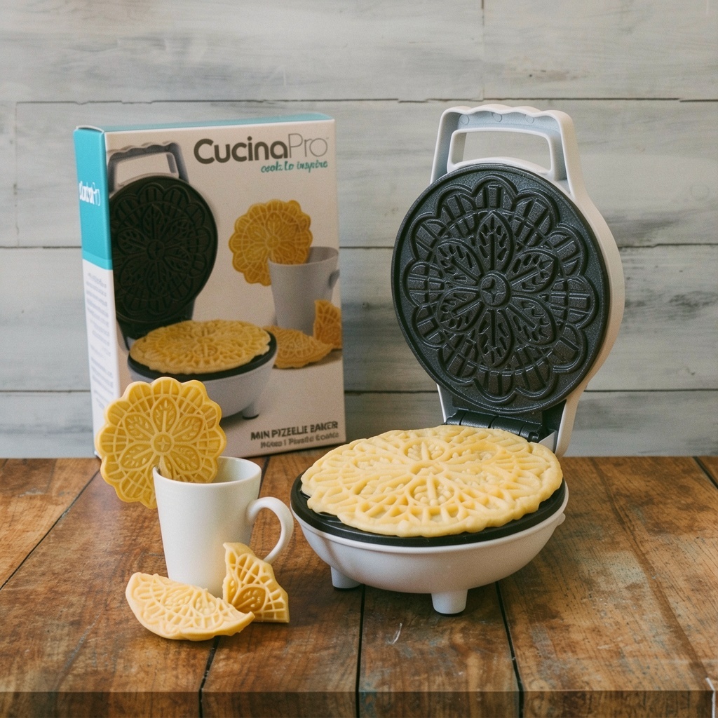 Mini Electric Pizzelle Maker