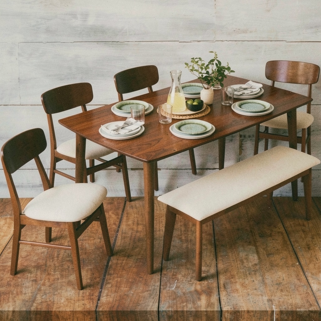 Best Choice Products 6-Piece Wooden Dining Set