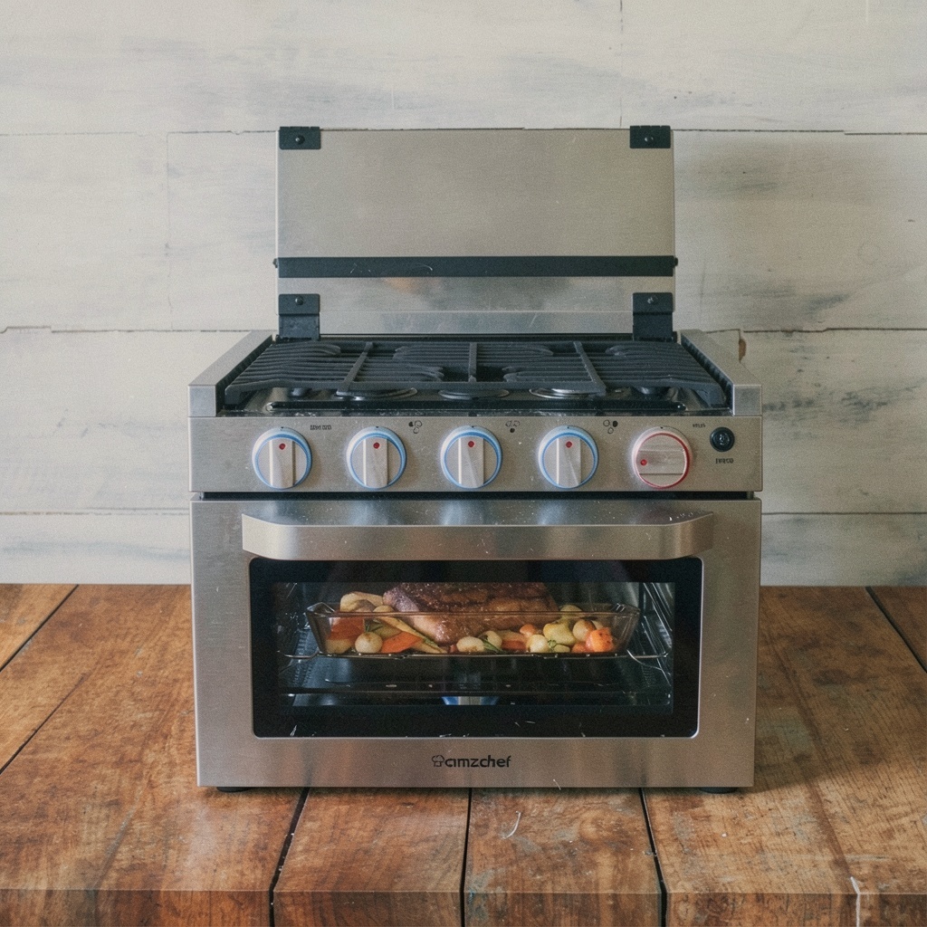 AMZCHEF RV Gas Range 17"