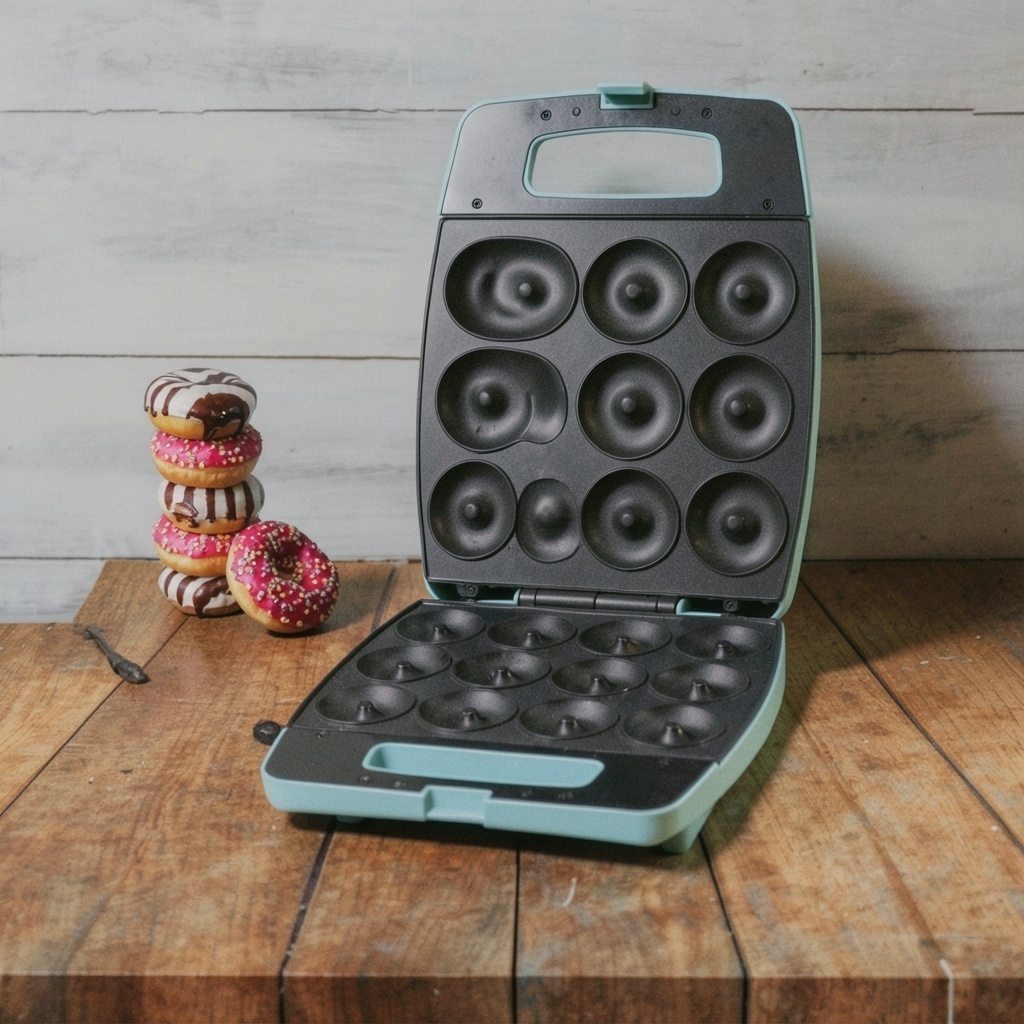 Mini Donut Maker Machine (12 Donuts)
