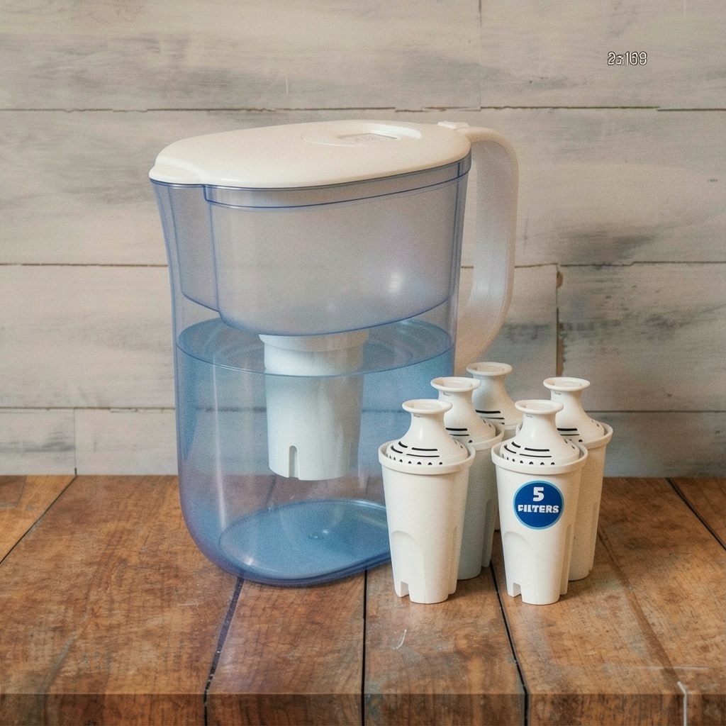 Joey'z 10-Cup Pitcher with 5 Filters